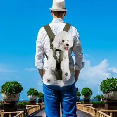 Sac a Dos pour Chien PetCarrier™ Vert Securite Du Chien