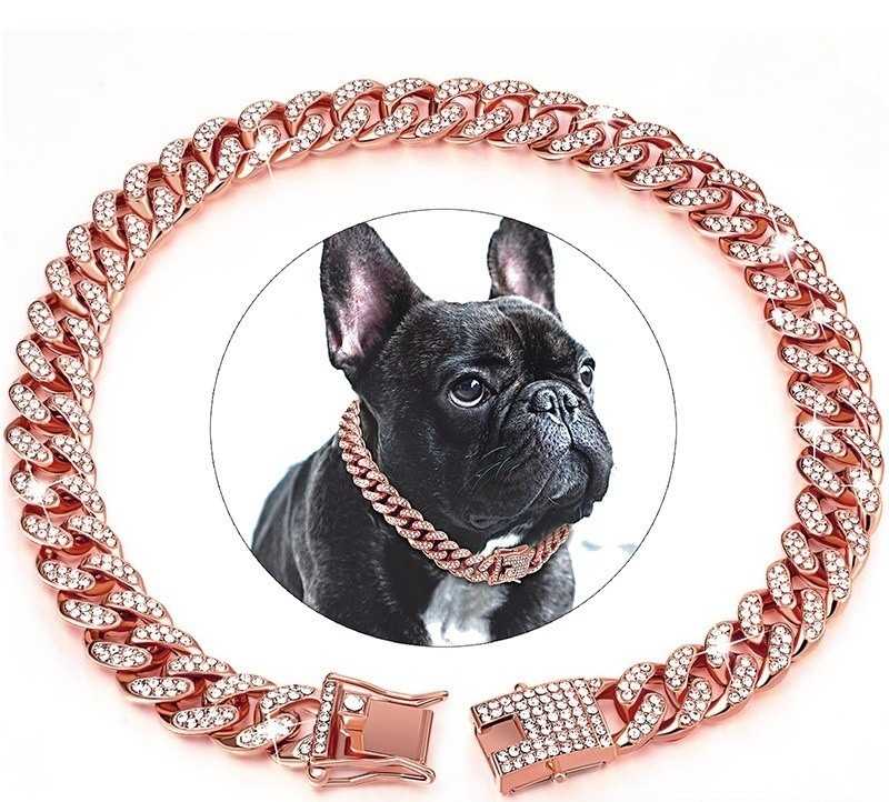 Collier chien - diamants - Securite Du Chien