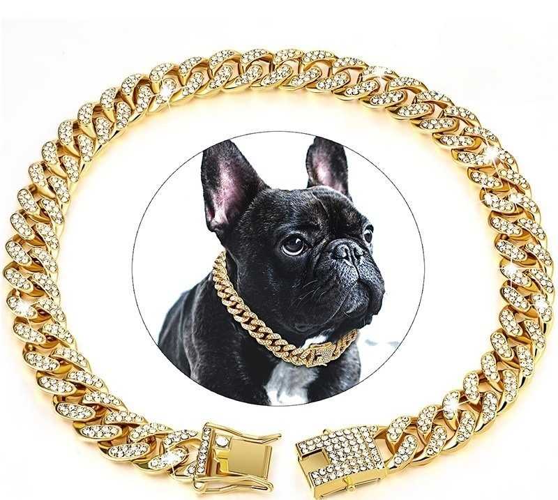 Collier chien - diamants - Securite Du Chien