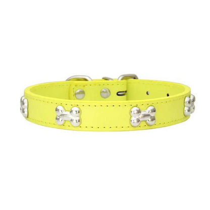 Collier pour chien - Clouté os - Securite Du Chien