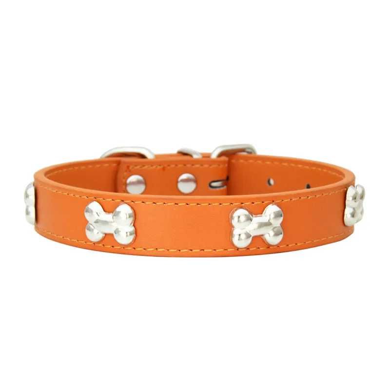 Collier pour chien - Clouté os - Securite Du Chien