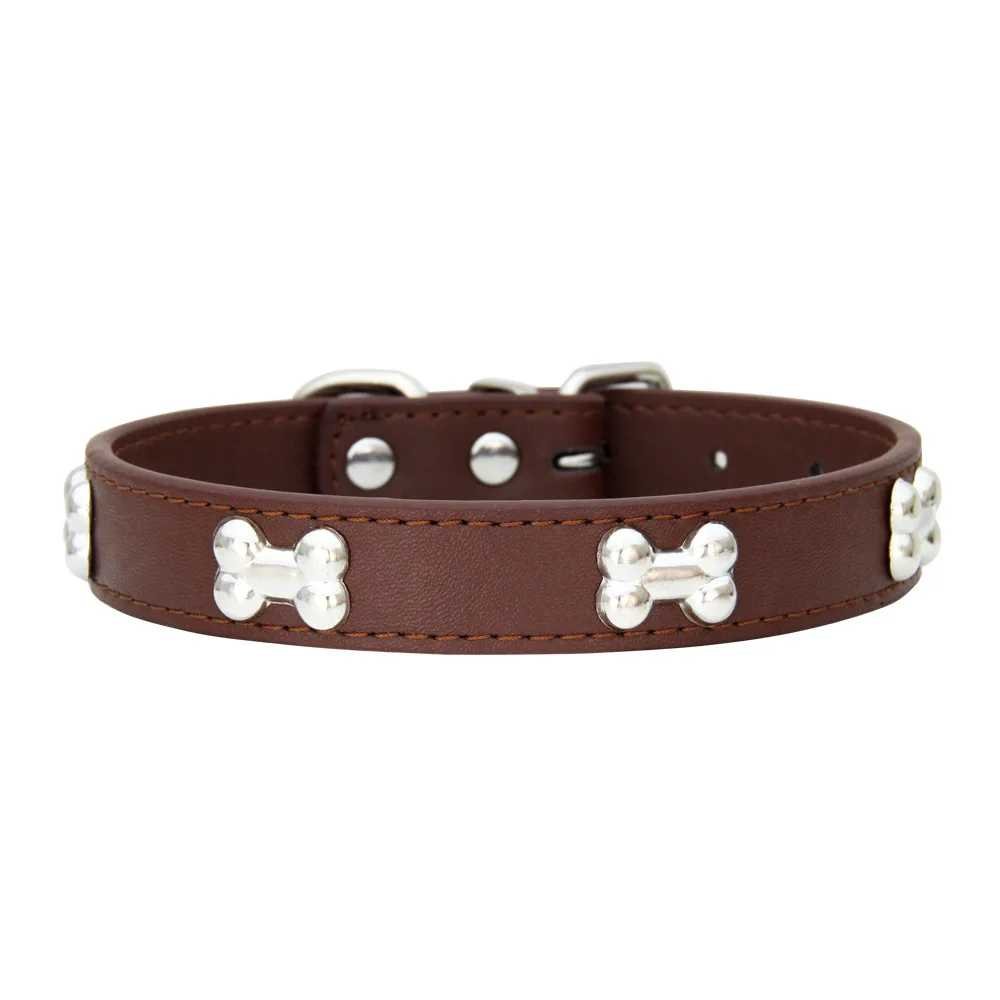 Collier pour chien - Clouté os - Securite Du Chien