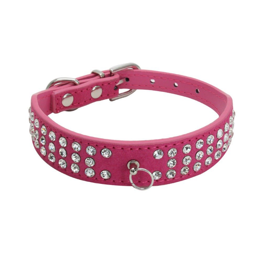 collier pour chien - strass - Securite Du Chien