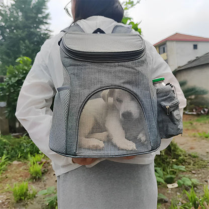 sac a dos pour chien avec fenetre