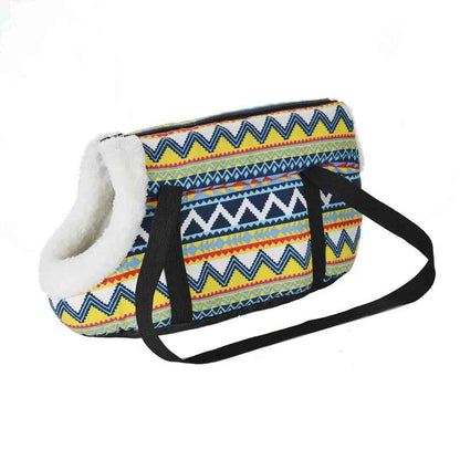 sac de transport chien colorer image retro