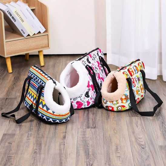 sac de transport chien colorer multicolore