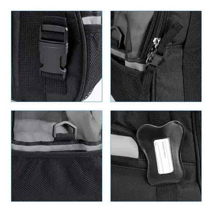 Sac de Transport pour Chien DogCarrierBag™ Noir Securite Du Chien