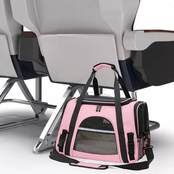 Sac de Transport pour Chien DogCarrierBag™ Rose Securite Du Chien